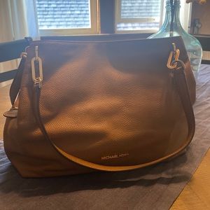 Brown leather Michael Kors purse